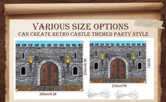 Medieval Party Decorations Castle Backdrop Knight Wall Backdrop Keepers of The