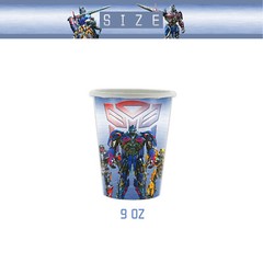 Transformers Party Supplies Set Plates Cups Tablecloth Napkins Birthday Decor