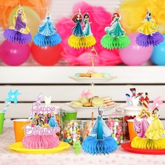Princess Birthday Party Decorations, Double Sided Honeycomb Centerpieces for …