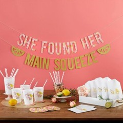 She Found Her Main Squeeze Lemon Themed Bridal Shower Decorations, Engagement…
