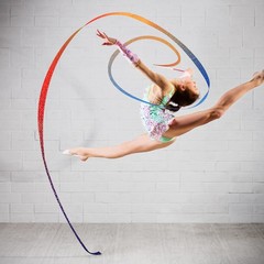 Yilloog 50 Pcs Ribbon Dancing Wands Party Favors 78.7 Inch Artistic Gymnastics
