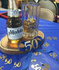 Gold Glitter 50th Birthday Confetti Paper Scatter Anniversary Table Decor