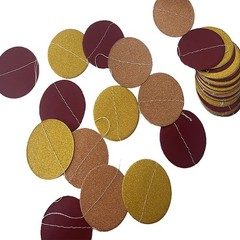 Maroon and Gold Graduation Decorations 2026 Burgundy Party Decorations Pom Po…