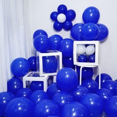 Royal Blue Balloons 12 inch, 50 Pack Royal Blue Latex Party Balloons Helium Q…