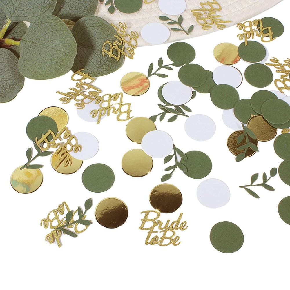 , Gold Glitter Wedding Table Confetti, Bridal Shower Decorations, Bride to Be…