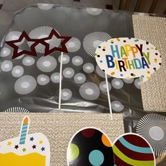 Happy Birthday 8 Pc Photo Props