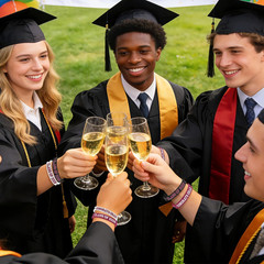 Graduation Wristband Silicone Bracelets – Class of 2026 Party Favors, 30 Pack