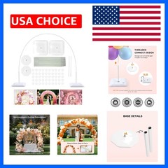 Upgraded , Large Adjustable Stand with Base, 10Ft Wide & 9FT Tall for Birthda…