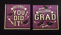 FREE Purple Congratulations Graduation Party Paper Napkins Dinner Plates for 25