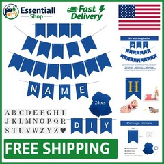 Unique Custom Blue Party Banner Kit – Perfect for Anniversaries & Birthdays