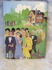 Golden Bride Groom Paper Doll Cardboard Reception Garden Display 1981 Party