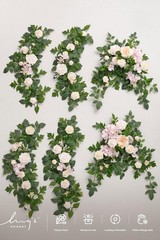 Ling’S Moment Lings Moment 9Ft Spring Flower Garland For –