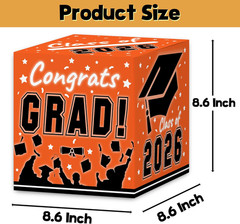 Graduation Decorations 2026 Grad Card Box for Gift Graduation Party Favors Decor