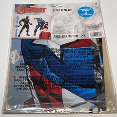 Marvel Avengers Scene Setters Wall Decor 2 Piece Set 5ft Black Panther Captain