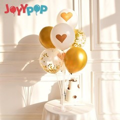 4 Sets Balloon Stand Kit For Table, Balloon Sticks with Base Birthday Graduat…