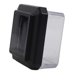 Outdoor Solar Fence Light Warm White LED Fits Multiple Posts Easy Installation