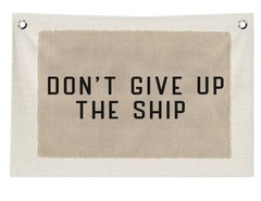 Coastal Beach Wall Decor, Beachy Room Decor Canvas Banner, Don’t Give Up the …