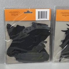 Halloween Haunted House Paper Die Cut Decor Spiders Rats New Sealed 15 Pcs Each