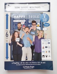 Male Birthday Big Decorating Lot Includes Table & Wall Decor & Photo Props Kit