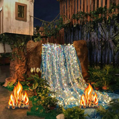 7 Pcs Waterfall Landscaping Kit for Classroom Vbs Decorations DIY Rainforest Cam