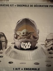Star Wars Mandalorian Table Decorating Kit The Child Baby Yoda Party Decor