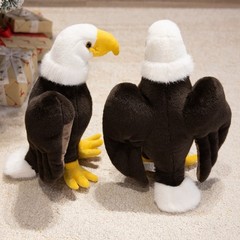 Bald Eagle Stuffed Animal Plush Toy Soft American Eagle Plush for Kid Home Decor
