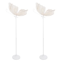 2 Pcs Wedding Butterfly LED Light Floor Hanging Light Butterfly Decoration Prop