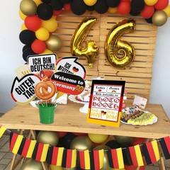 37 PCS German Photo Booth Props Germany Birthday Party Oktoberfest Decor