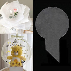 Aimee_Jl 25 Pcs Bobo Balloons24 Inch Clear Bubble Balloon3.7 Inch Wide Mouth