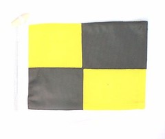 Sewn ICS Nautical Signal Flag Letter ‘L’ Lima – Made In The UK