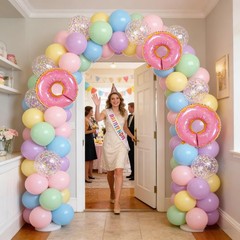 Pastel Balloons -12inch Macaron Pink Blue Green Purple Yellow Pastel Rainbow …