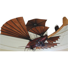 SP13471 Steampunk Flying Contraption Airship Air Ship Fantasy Cardboard Cutout S