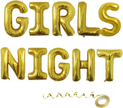 Girls Night Backdrop Balloon Banner Party Decorations for Women Lady Girls Night