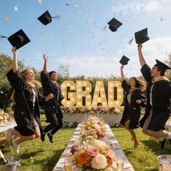 2.3 FT LED Light Up Marquee Letters – Class of 2026 Graduation Decor, Indoor/Out
