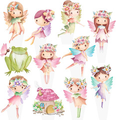 Fairy Cupcake Toppers 48Pcs Fairy First Birthday Party Decorations Fairy Garden