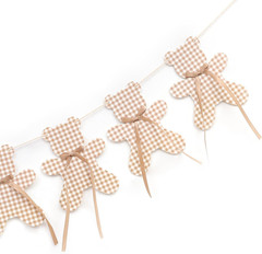 We Can Bearly Wait Garland – Neutral Boho Bear Baby Shower Decor, Teddy Bear Ban