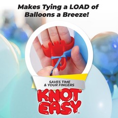 Knot Easy Balloon Tie Tool (5 Pack) – – Ties Knot Fast – Easy Balloons Tying …