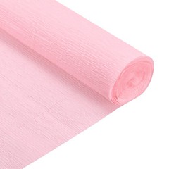 2pcs Crepe Paper Rolls DIY Decorations 7.5ft Long 20 Inch Wide, Light Pink