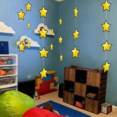 24 Pcs Super Brother Themed Party Decorations Hanging Birthday Decorations Vi…