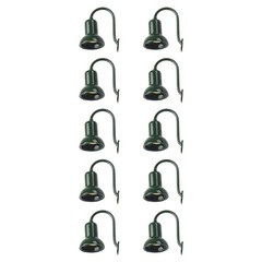 10 X OO / HO Scale Street Bracket Light Model Wall Lamp Posts LED Building