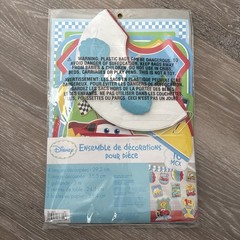 Disney Cars Pixar – First 1st Birthday Party Room Decorating Kit – NEW in bag