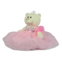 Large 20” Quinceañera Teddy Bear Centerpiece – Elegant Dress, Oversized Keeps…