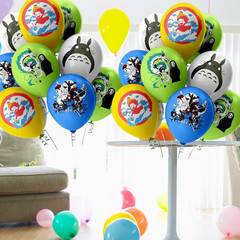 GHIBLI STUDIO Party Supplies happy birthday centerpiece decoration cup plate