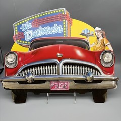 Vintage Beistle Rock & Roll Hanging Decorations Set Of 4 50s Party Diner Jukebox