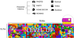 Video Game Happy Birthday Yard Banner Game on Birthday Party Yard Sign Backdrop