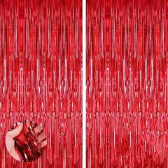 2M Foil Fringe Tinsel Shimmer Curtain Door Wedding Birthday Party DECORATIONS