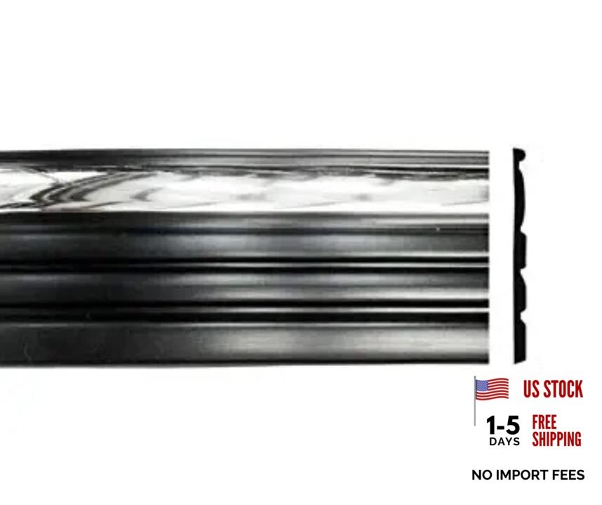 Automotive Authority Black Chrome Side Body Trim Molding for 1999-2006 Chevy