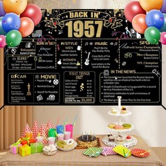 Versatile 69th Birthday celebrations Banner – Indoor & Outdoor Use, Gold Color