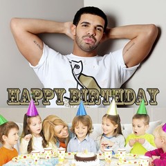 Drake Party Supplies Backdrop Banner Vinyl Birthday Decorations