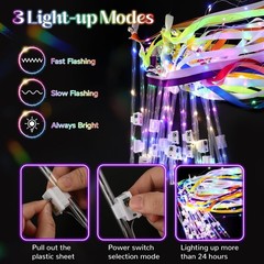 100 PCS Light Up Wands for Wedding, Wedding Favors with 3 Colorful Flashing M…